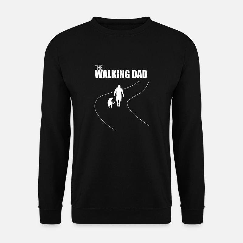 The Walking Dad Labrador - Unisex Pullover - Schwarz