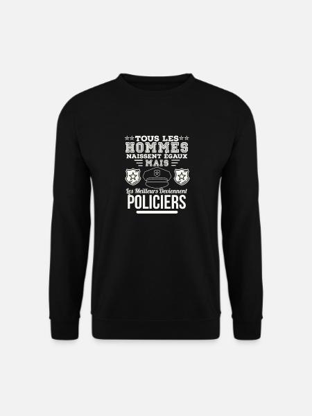 Policiers - Sweat-shirt Unisexe - noir