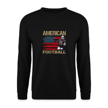 American Football - American Football - Unisex Pullover - Schwarz - Vorne - Alina (178cm) & Michal (187cm)