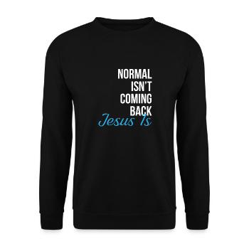 jesus Design pour un jésus et les passionnés de religion - Sweat-shirt Unisexe - noir - Devant - Alina (178cm) & Michal (187cm)