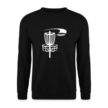 golf sport - Unisex Pullover - Schwarz - Vorne - Alina (178cm) & Michal (187cm)