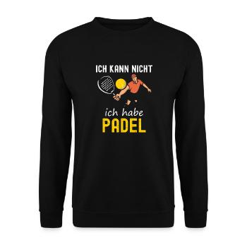 Padel Tennis - Unisex Pullover - Schwarz - Vorne - Alina (178cm) & Michal (187cm)