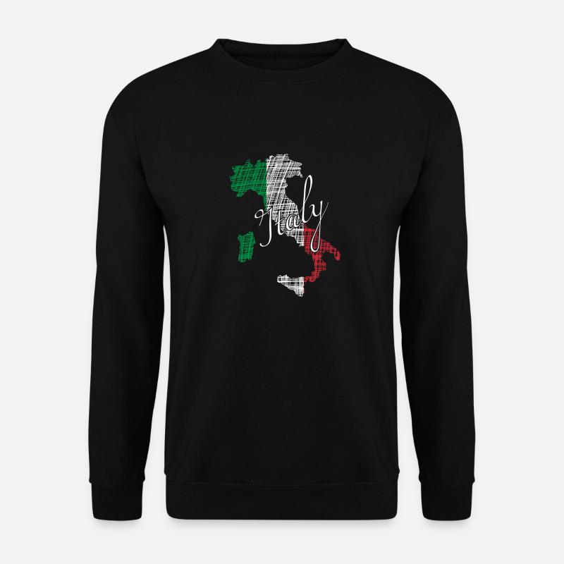 Italy - Unisex Pullover - Schwarz