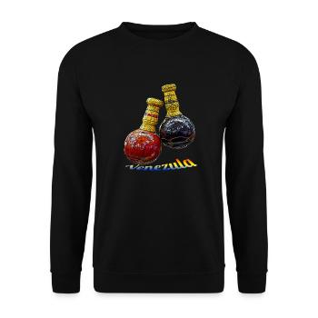 maracas Latin music mexico fiesta - Unisex Sweatshirt - black - Front - Alina (178cm) & Michal (187cm)