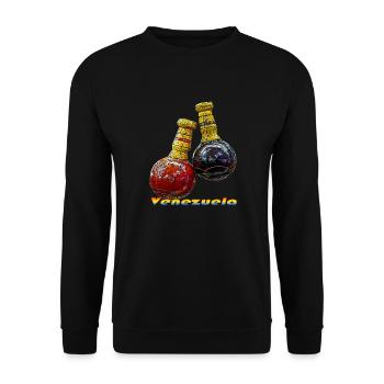 maracas Latin music mexico fiesta - Unisex Sweatshirt - black - Front - Alina (178cm) & Michal (187cm)