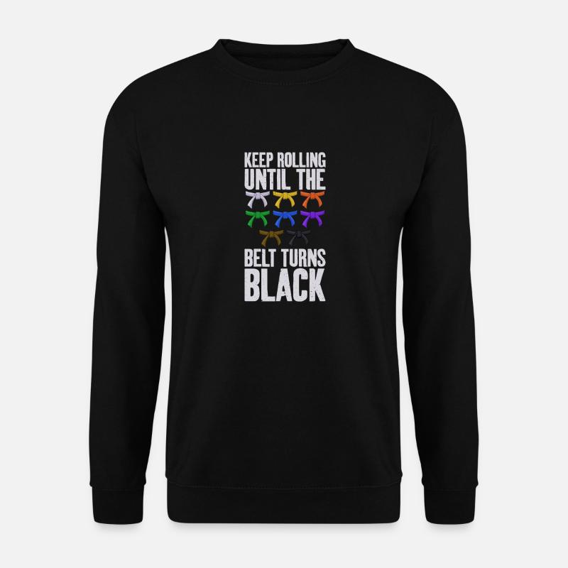 Judo Black Belt Motivation - Unisex Pullover - Schwarz