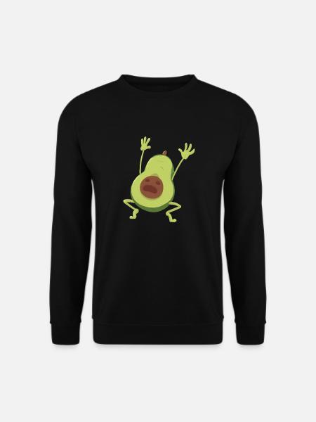 Screaming Avocado - Unisex Sweatshirt - black