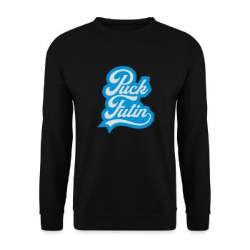 Conception du logo Puck Futin - Sweat-shirt Unisexe - noir - Devant - Alina (178cm) & Michal (187cm)