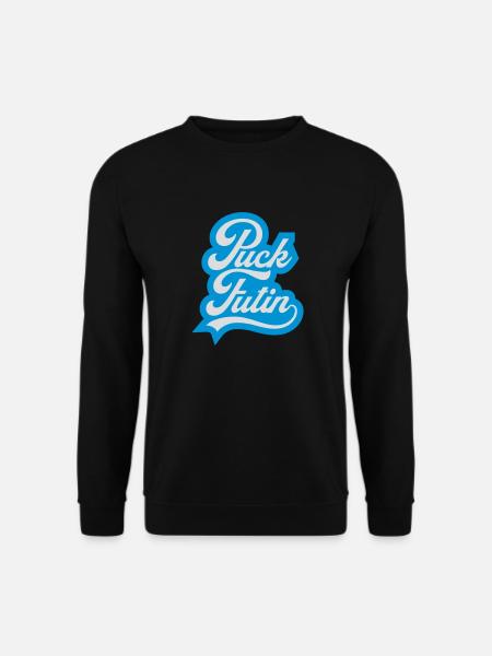 puck futin logo design - Unisex Sweatshirt - black