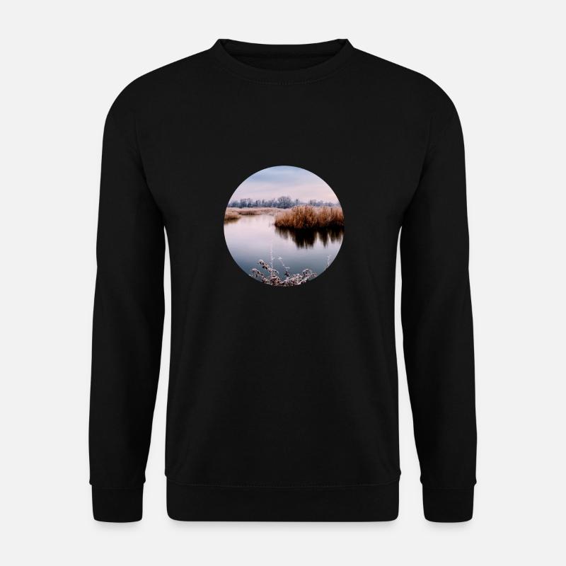 Nature in a circle - Unisex Sweatshirt - black