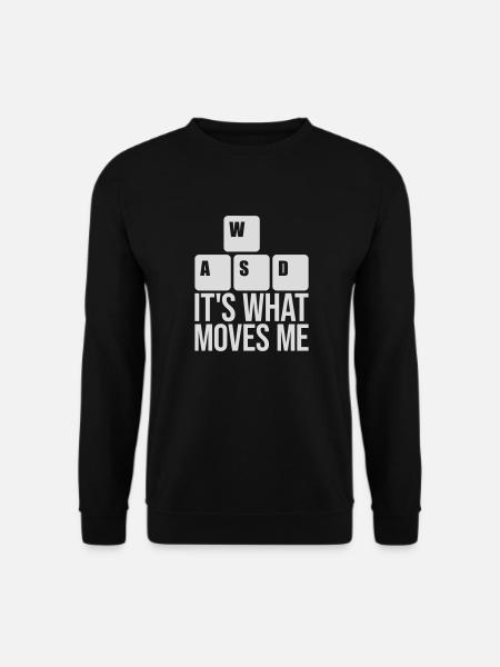 its what moves me - Unisex Sweatshirt - black