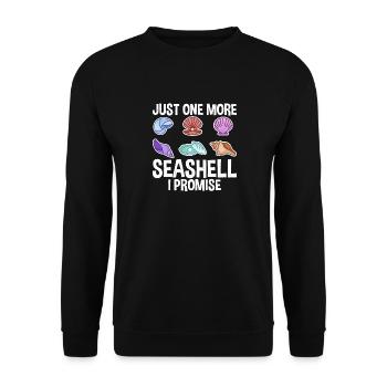 Une autre moule collectrice de moules, la - Sweat-shirt Unisexe - noir - Devant - Alina (178cm) & Michal (187cm)