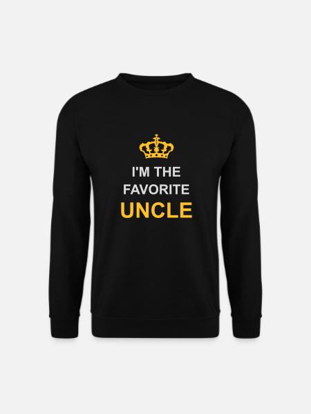 at The Favorite Uncle - Unisex Sweatshirt - black