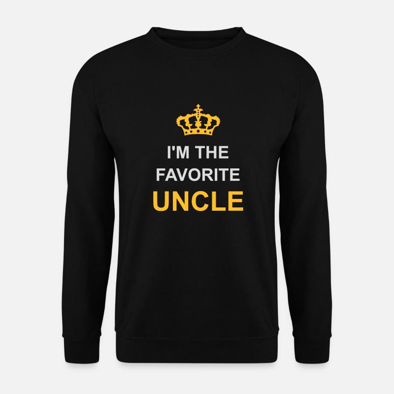 at The Favorite Uncle - Unisex Sweatshirt - black