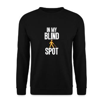 Blind awareness for Bline people - You are in - Unisex Sweatshirt - black - Front - Alina (178cm) & Michal (187cm)