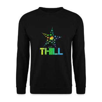 Thill Geburtstag Thill - Unisex Pullover - Schwarz - Vorne - Alina (178cm) & Michal (187cm)