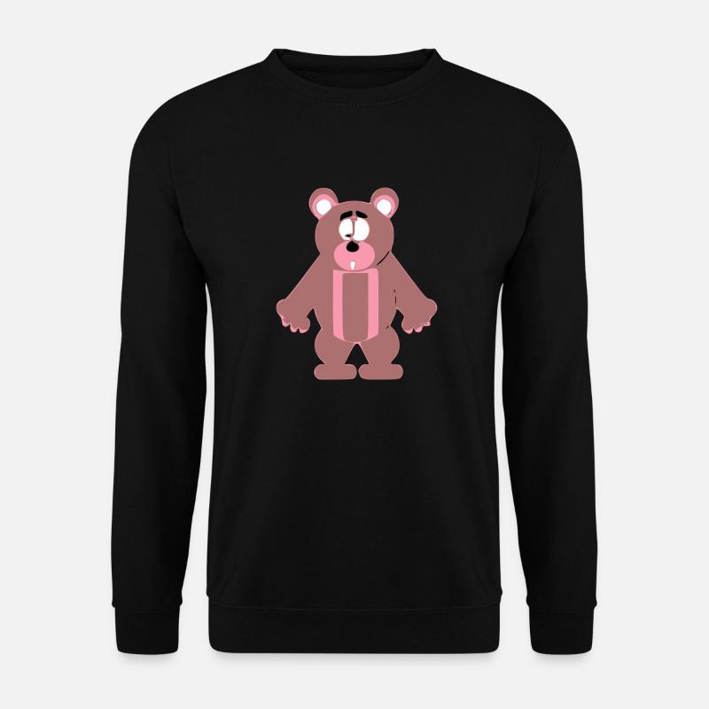 Kazou the grumpy bear - Unisex Sweatshirt - black