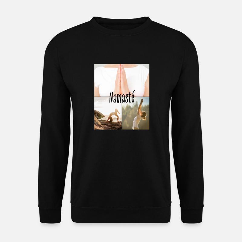 Namasté - Unisex Pullover - Schwarz