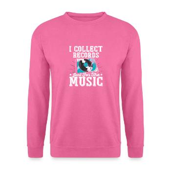 Disques vinyles Collector Records Collect Music - Sweat-shirt Unisexe - rose - Devant
