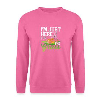 Ici pour tondre la pelouse paysagistes tondeuses à gazon - Sweat-shirt Unisexe - rose - Devant