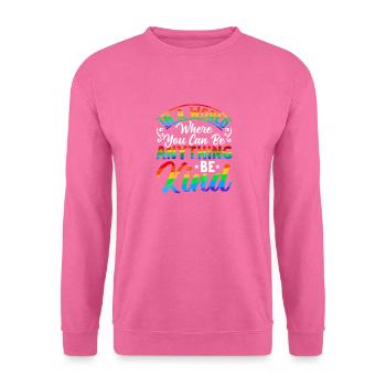 Lgbtq Gay Awareness Rights Unterstützen Pride - Unisex Pullover - Pink - Vorne
