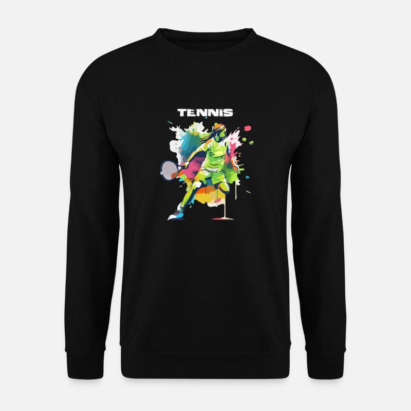 TENNIS - Unisex Pullover - Schwarz