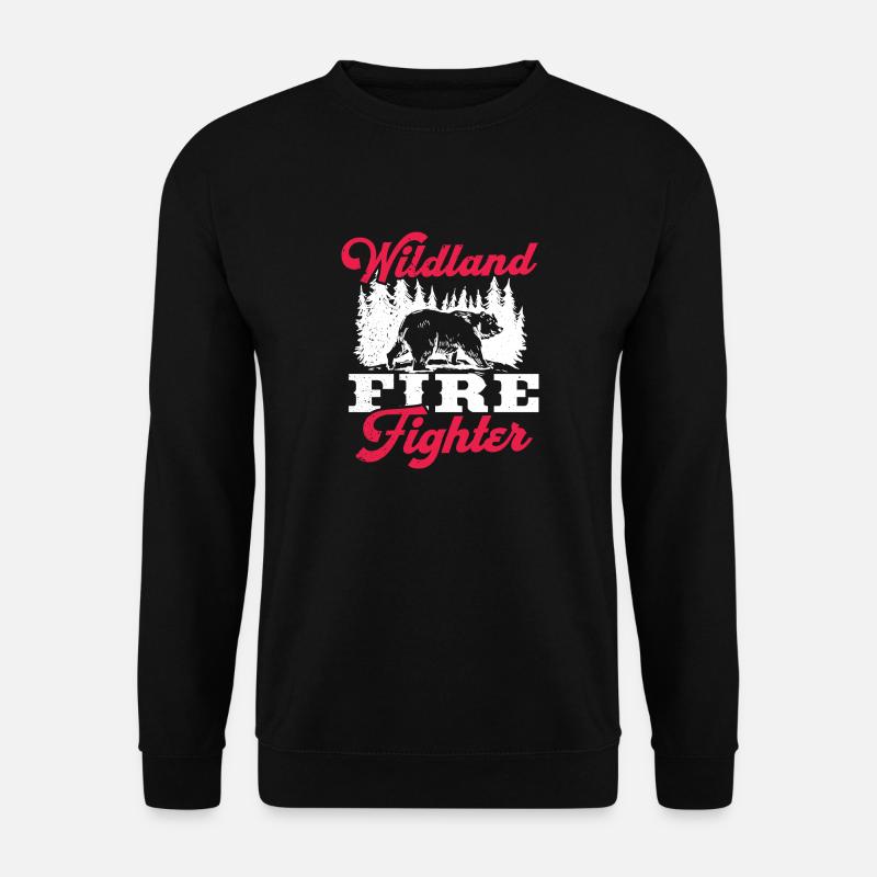 Wildland firefighter - Unisex Sweatshirt - black