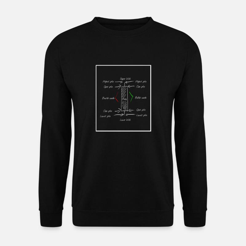 Świecznik Candlestick - Unisex Sweatshirt - black