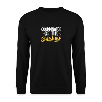 Koordinator Von Shitshow Expert Shitshow - Unisex Pullover - Schwarz - Vorne - Alina (178cm) & Michal (187cm)