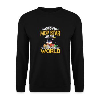Cleaning housekeeper appreciation of the - Unisex Sweatshirt - black - Front - Alina (178cm) & Michal (187cm)