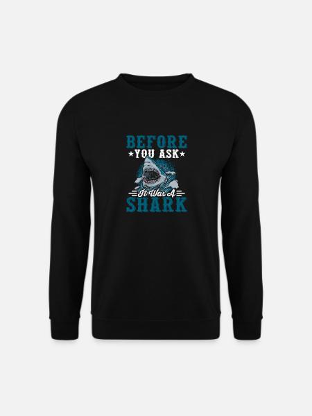 Shark amputee - Unisex Sweatshirt - black