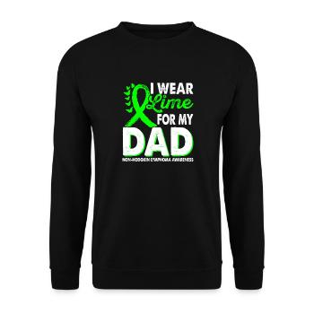 Appliquer des verts de citron vert pour le mois de - Sweat-shirt Unisexe - noir - Devant - Alina (178cm) & Michal (187cm)