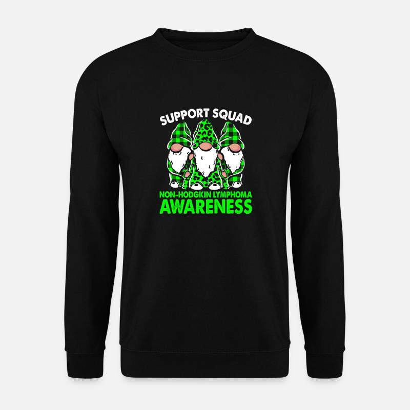 Grünes Band Zur Unterstützung Der - Unisex Pullover - Schwarz