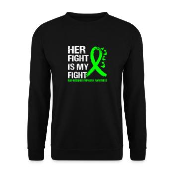 Ihr Kampf Ist Unser Kampf - Unisex Pullover - Schwarz - Vorne - Alina (178cm) & Michal (187cm)