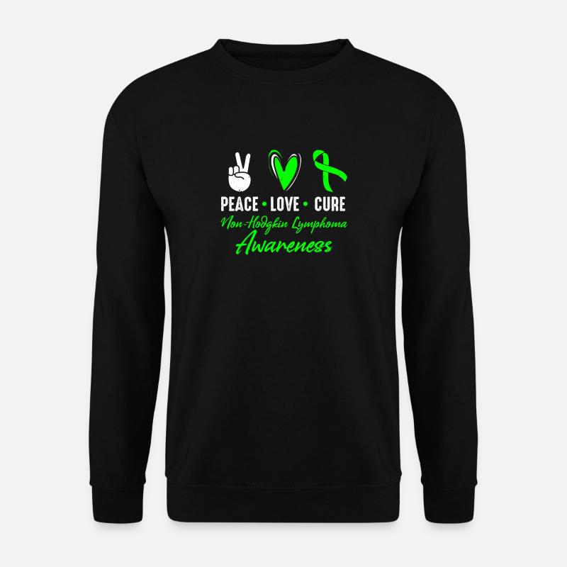 Peace Love Cure - Unisex Pullover - Schwarz