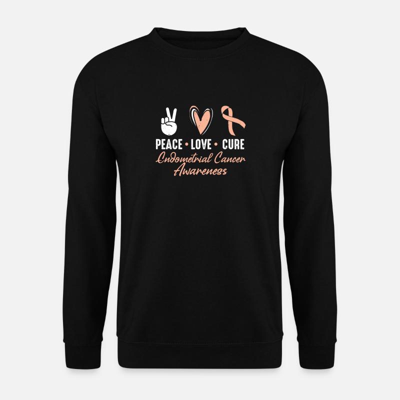 Peace Love Cure - Unisex Sweatshirt - black