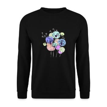 Löwenzahn - Unisex Pullover - Schwarz - Vorne - Alina (178cm) & Michal (187cm)