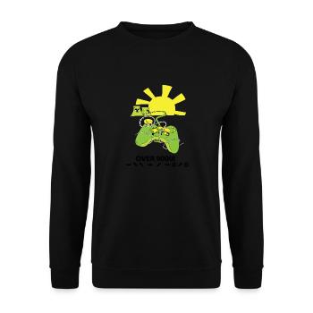 Plus de 9000 joueurs de manette de jeu de centrale nucléaire - Sweat-shirt Unisexe - noir - Devant - Alina (178cm) & Michal (187cm)