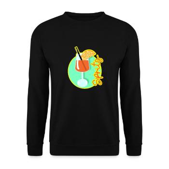 Spritz Cocktail Party - Unisex Pullover - Schwarz - Vorne - Alina (178cm) & Michal (187cm)