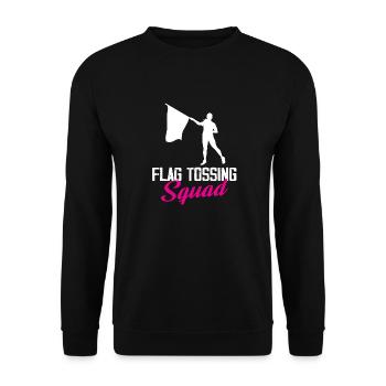 Flag tossing squad - Unisex Sweatshirt - black - Front - Alina (178cm) & Michal (187cm)