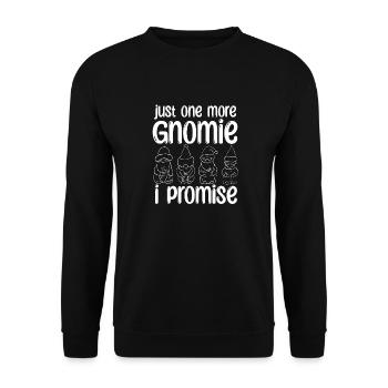 Juste un Gnomie de plus je promets - Sweat-shirt Unisexe - noir - Devant - Alina (178cm) & Michal (187cm)