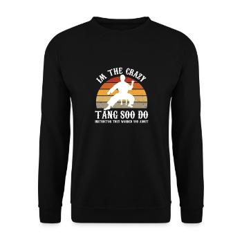 Je suis la saveur folle, tout comme la conception de l’instructeur - Sweat-shirt Unisexe - noir - Devant - Alina (178cm) & Michal (187cm)