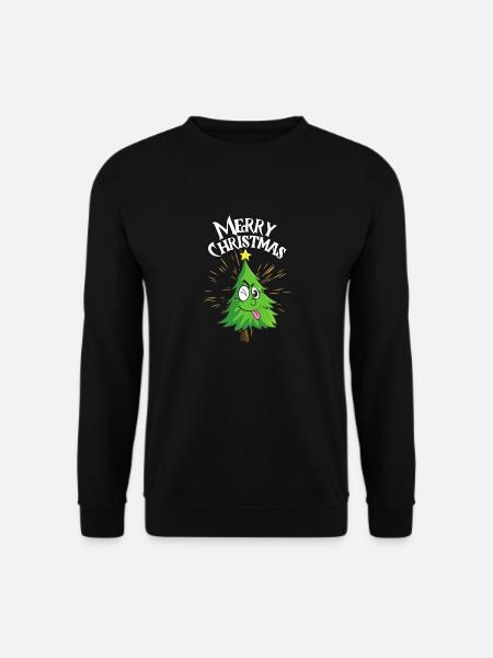 Lustiger Weihnachtsbaum - Unisex Pullover - Schwarz