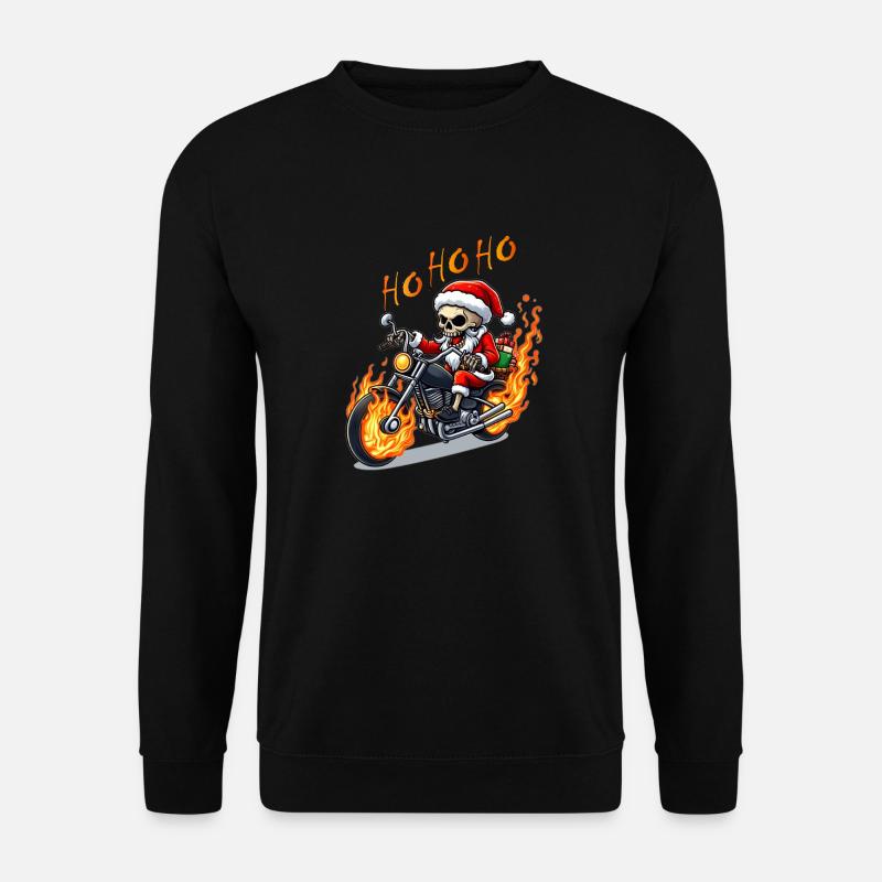 Evil Skeleton Santa - Unisex Sweatshirt - black