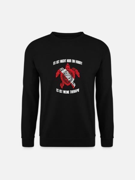 Es Ist Nicht Nur Ein Hobby Es Ist Meine Therapie - Unisex Pullover - Schwarz