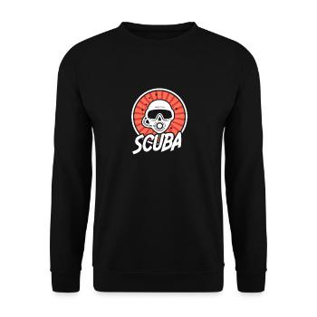 Plongée sous-marine Exploration sous-marine Oxygène Plongée sous-marine - Sweat-shirt Unisexe - noir - Devant - Alina (178cm) & Michal (187cm)