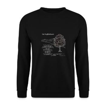 Dar vuglbärbaam erzgebirger arzgebirg sorbier - Sweat-shirt Unisexe - noir - Devant - Alina (178cm) & Michal (187cm)