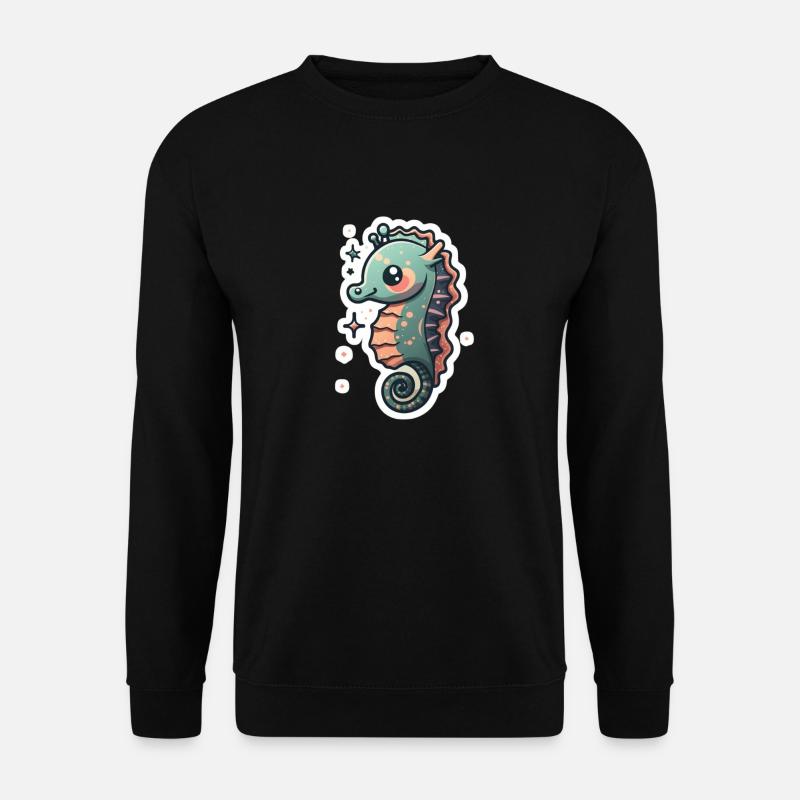 Seahorse Lover - Unisex Sweatshirt - black