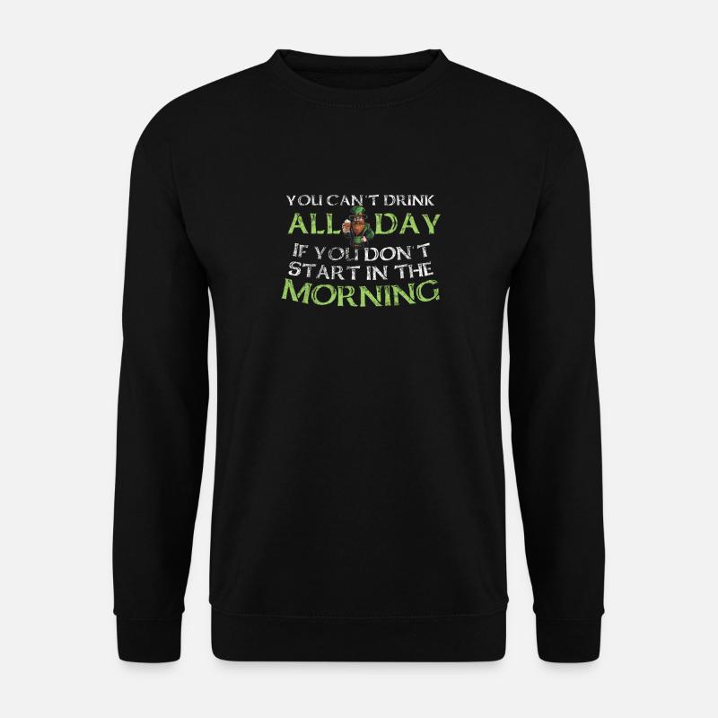 you can't drink - Unisex Sweatshirt - black