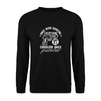 Since were redefine everything This is cordless - Unisex Pullover - Schwarz - Vorne - Alina (178cm) & Michal (187cm)